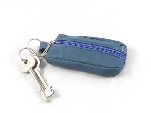 BRELOK ETUI NA KLUCZE - 22 KOLORY 100%SKÓRA