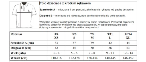 POLO dziecięca BEZ NADRUKU JHK 9/11 długi rękaw