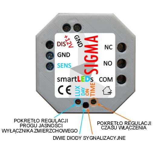 SET SmartLEDs ALFA датчик движения лестницы + модуль времени + световой датчик