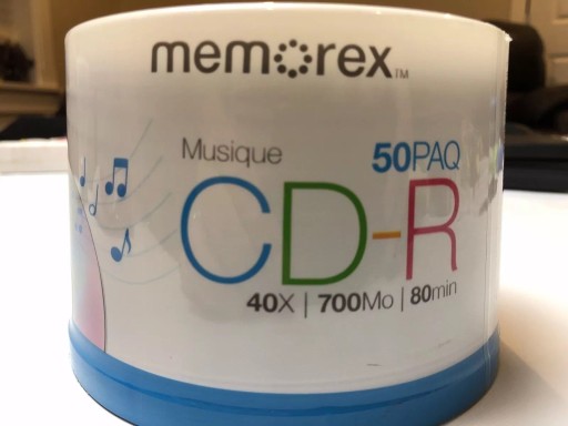 Стационарный рекордер Memorex Music CD-R Audio 1шт. конверт для компакт-диска