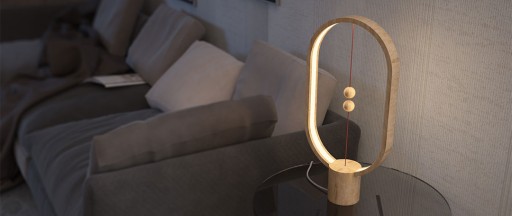 USB-лампа - Heng Balance Lamp - Эллипс - черный