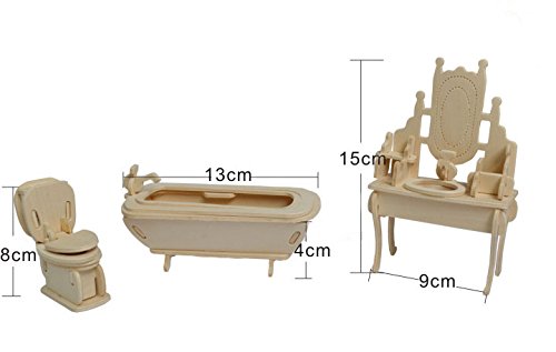 3D ПАЗЛ ДЕРЕВЯННАЯ МЕБЕЛЬ ДЛЯ ВАННОЙ P035