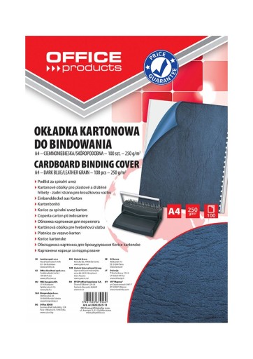 Обложка для переплета A4 Code -Products The Dark Blue 100sz