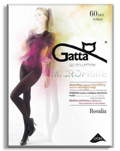 Колготки THICK GATTA ROSALIA 60 DEN 3-M Nero