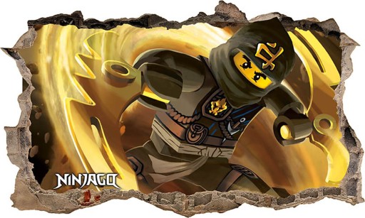 3D-наклейка LEGO NINJAGO XXXXXXXXXXL 166 см x 100 см