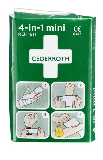 Перевязочный набор для остановки крови 4в1 мини 1911г.