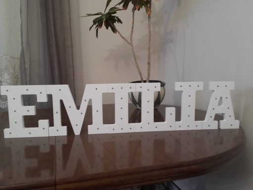 LAMPKA LED KSIĘŻYC DREWNIANA dla dzieci JAKOŚĆ !!!