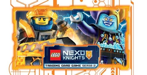 karty lego nexo knights TCG seria 2 , saszetki