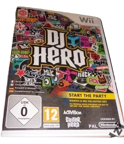 DJ HERO ИГРА NINTENDO WII