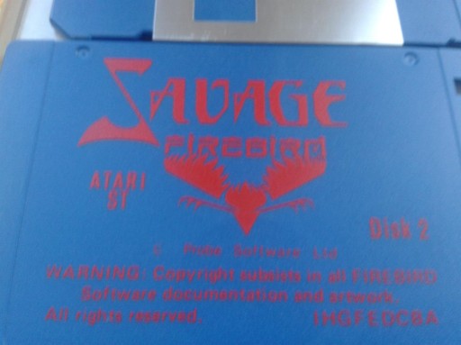 ATARI ST - SAVAGE - КОРОБКА 1988 ГОДА