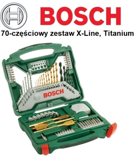 НАБОР СВЕРЛ И СВЕРЛ BOSCH X-LINE TITAN ШТ. 70