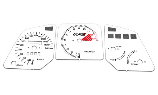 Honda VFR 750 RC24 1988-1989 Циферблаты БЕЛЫЕ