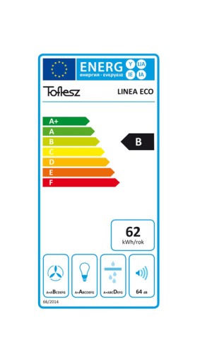 КУХОННАЯ ВЫТЯЖКА TOFLESZ LINEA ECO 60CM ULTRA STRONG