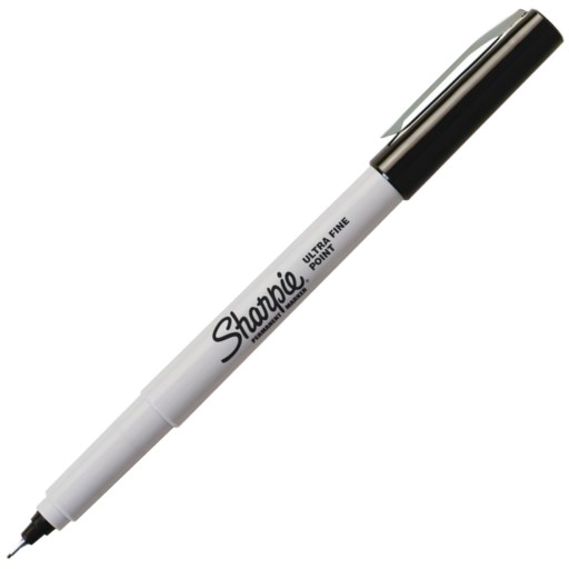 Маркер SHARPIE ULTRA FINE Черный тонкий кончик