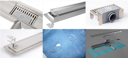 Najniższy odpływ liniowy AQUA PREMIUM WYBÓR 100cm
