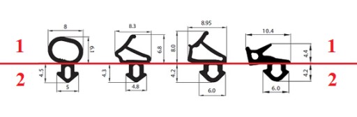 Уплотнитель оконный КВ-5А VEKA WEKA