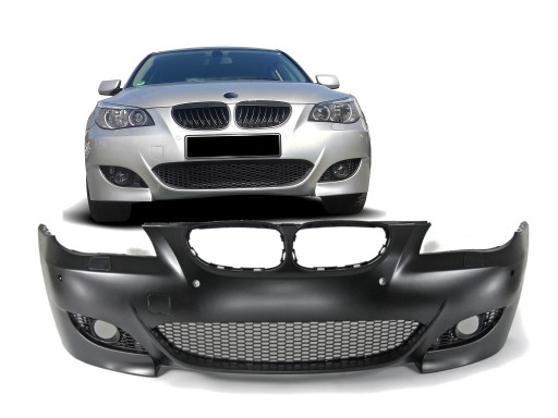 Бампер M5 + Галогенные фары BMW E60 03-07 LIM + TOURING