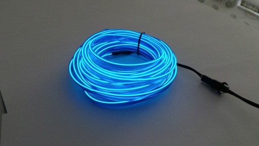 Синяя оптоволоконная лента EL WIRE Ambient LED 5 м