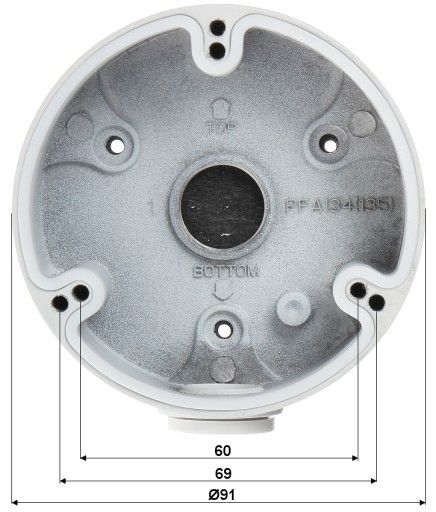 Монтажная коробка для IP-камер Адаптер Dahua PFA134