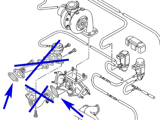 4 mm Zaślepka EGR 2.5 V6 TDI VW Audi Skoda Seat