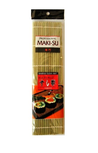 Mata do Sushi BAMBUSOWA Profesjonalna 27cm x 27cm