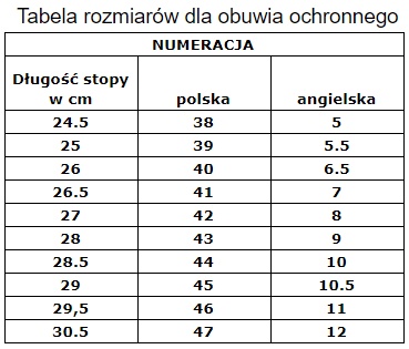 BUTY TRZEWIKI BEZPIECZNE OCHRONNE BROPTIREIS r.41