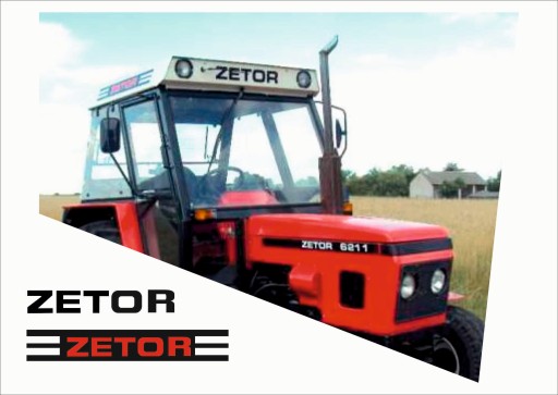 Наклейки, упаковка наклеек, кабина Zetor