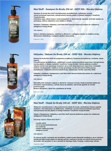 BEARD Set Oil 100ml Шампунь/ополаскиватель 500мл