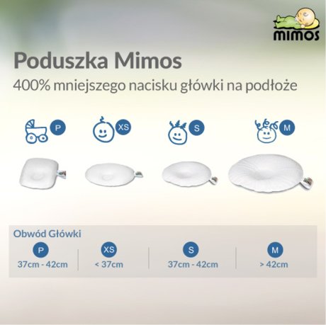 белая НАВУШКА для подушки MIMOS, размер P