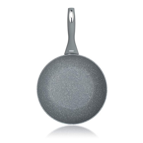 Patelnia głęboka WOK BANQUET GRANITE 28CM Grey