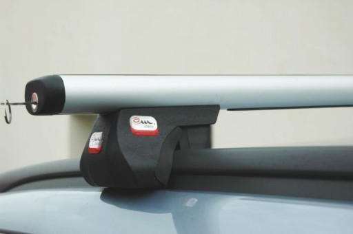 Bagażnik dachowy AMOS bazowy relingi Mitsubishi OUTLANDER II SUV 2005-2012