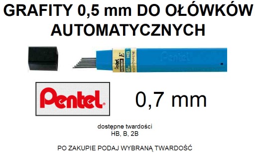 GRAFITY DO OŁÓWKA 0,7 mm - Pentel