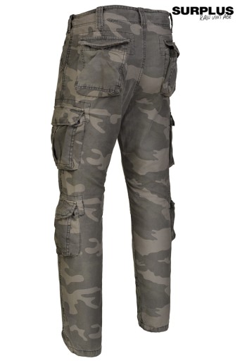 SPODNIE Slim SURPLUS AIRBORNE Slimmy BLACKCamo XL