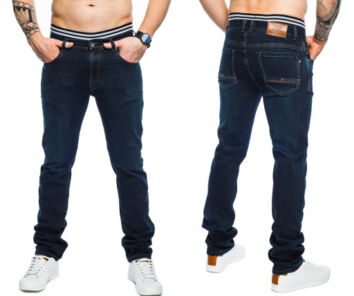 SPODNIE MĘSKIE STANLEY JEANS - 400/013 - 92cm L32