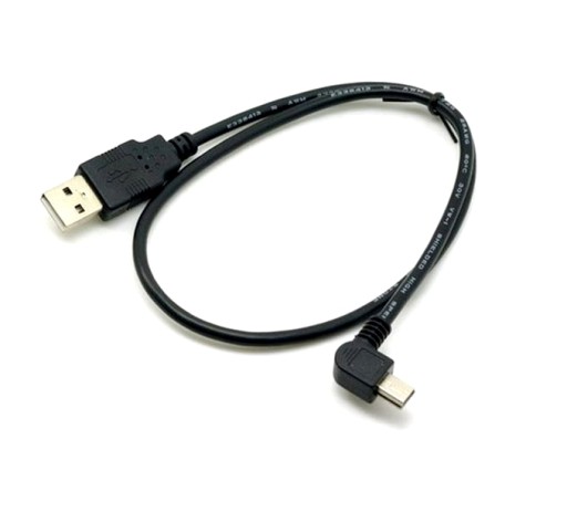 Угловой кабель Mini USB MiniUSB — USB RIGHT, 0,5 м