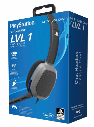 Наушники PDP LVL.1 PS4 SONY AFTERGLOW НОВЫЕ