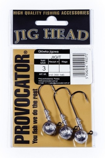 Провокатор Jiga Head Jigit 2/0 16 грамм OP 3 PCS Jig Heads