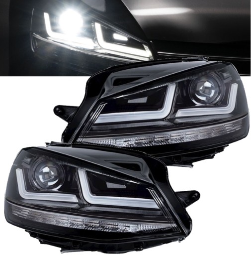 ФАРЫ GOLF 7 OSRAM HELLA FULL LED GTI GT B