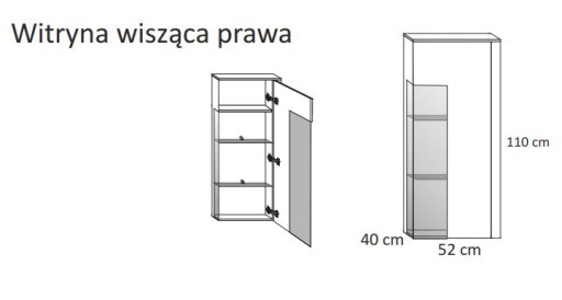 Meblościanka MARCO 4 biały połysk naturalne