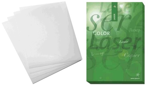 BIAŁA FOLIA SAMOPRZYLEPNA - DO WYDR. KOLOR- LASER