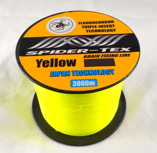 Plecionka fluo Sandacz/Dorsz SPIDER TEX 0,16 mm.