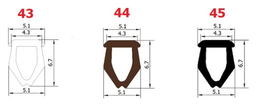 Уплотнитель оконный VEKA S-1126