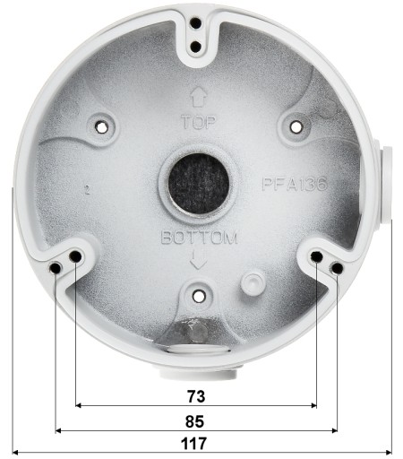 КРОНШТЕЙН КАМЕРЫ PFA136 МОНТАЖНАЯ КОРОБКА DAHUA