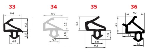 Уплотнитель оконный VEKA S-1126