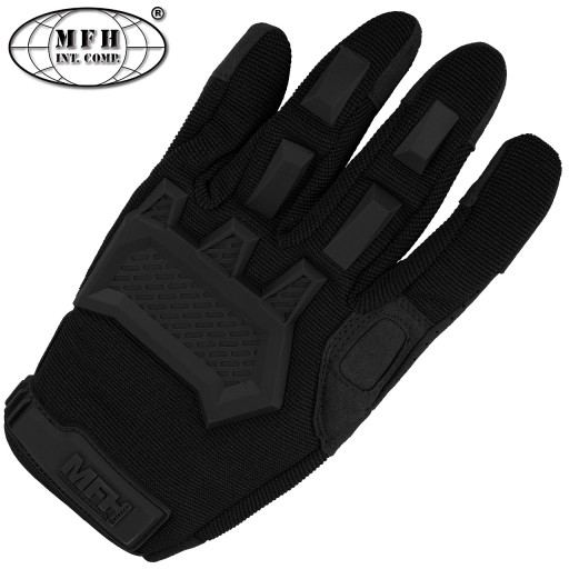 ТАКТИЧЕСКИЕ ПЕРЧАТКИ MFH ACTION Glove III ЧЕРНЫЕ M