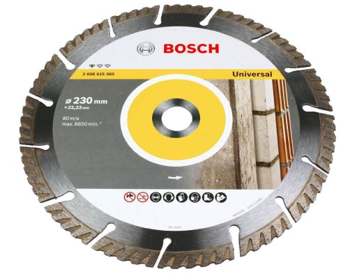 Кирпич бетонный клинкерный BOSCH DIAMOND DISC 230мм