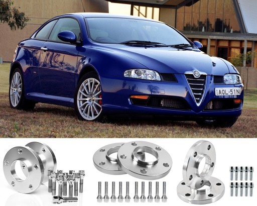 ПРОСТАВКИ 5x98 ALFA ROMEO 156 147 GT GTV 15 мм + ВИНТЫ