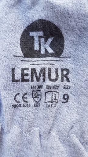 LEMUR рабочие перчатки из козьей кожи, размер 7.