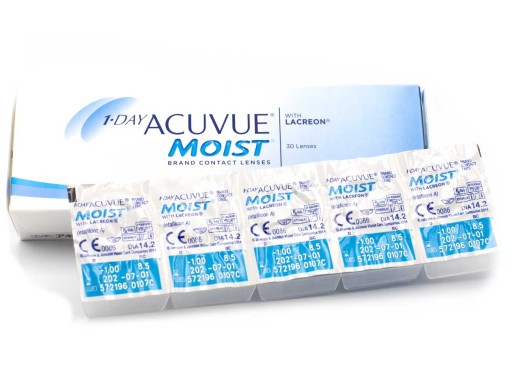 1-DAY ACUVUE MOIST 90шт -2,25 8,5