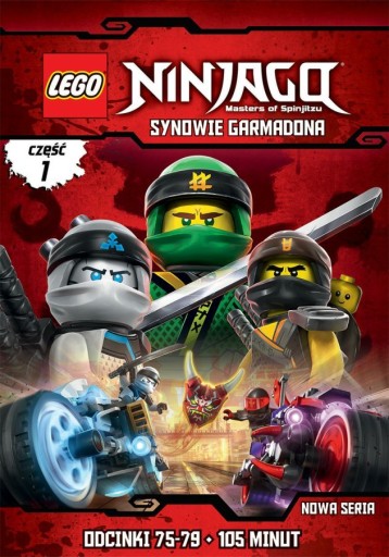 LEGO NINJAGO Synowie Garmadona część 1 DVD 105 min